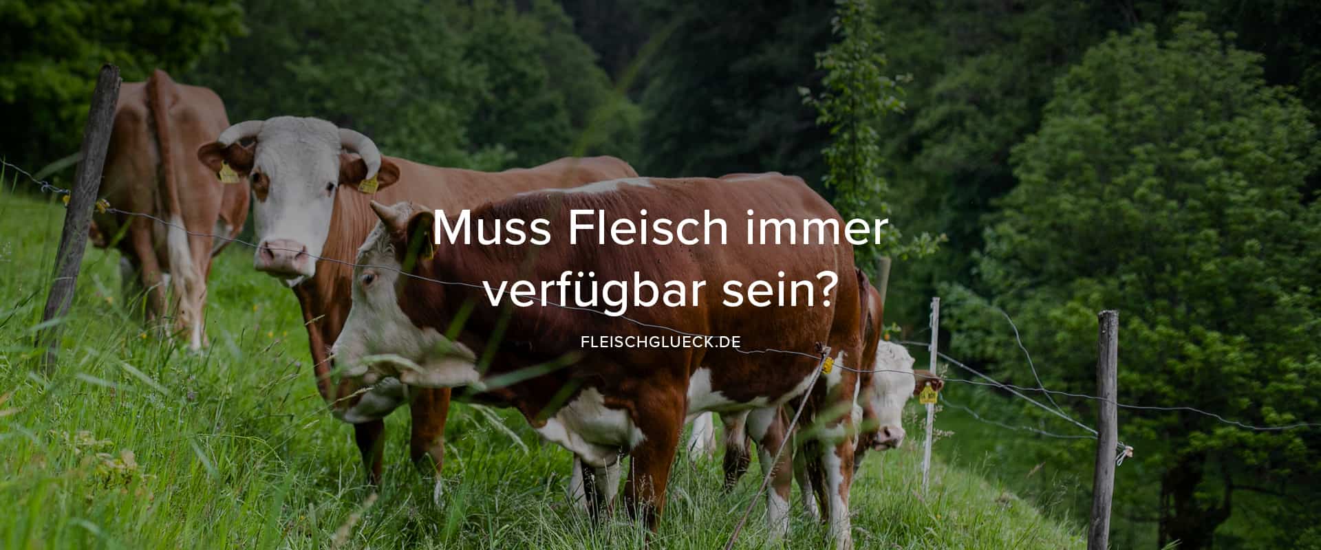 Die Tücken eines Naturprodukts: Muss Fleisch immer verfügbar sein?
