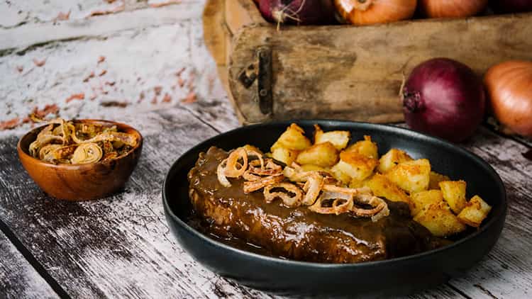 Zwiebelrostbraten