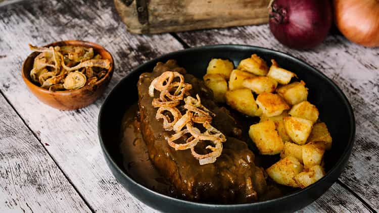 Zwiebelrostbraten