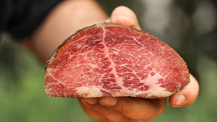 Zebu Buckelschinken