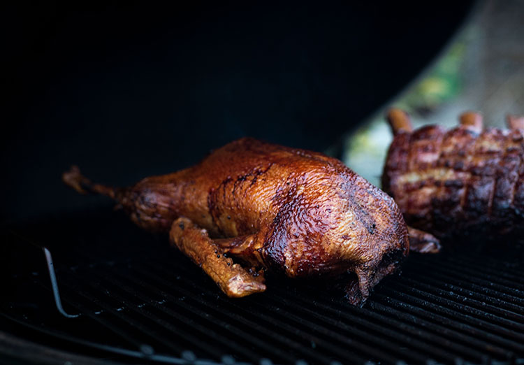 Gans vom Grill